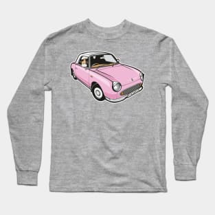 Nissan Figaro Pink Long Sleeve T-Shirt